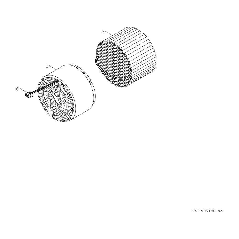 Junkers Bosch Dezentrale Lüftung V3000D 55 /F, Fertigbauset mit Ventilator und Wärm... JUNKERS-7738113830 4062321743925 (Abb. 3)