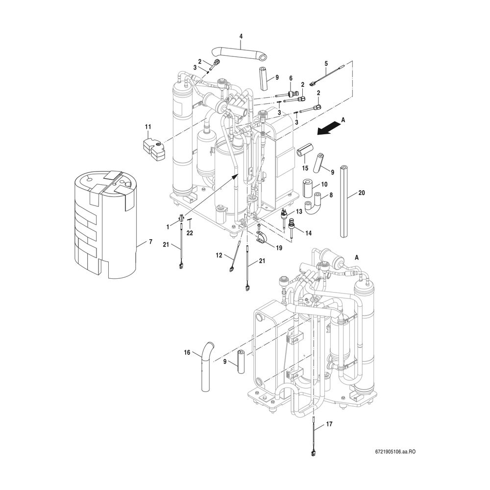 Junkers Bosch Monoblock-Außeneinheit AW 10 OR-T Baureihe CS5800/6800i AW, 1050x1350... JUNKERS-8738213467 4062321723200 (Abb. 7)