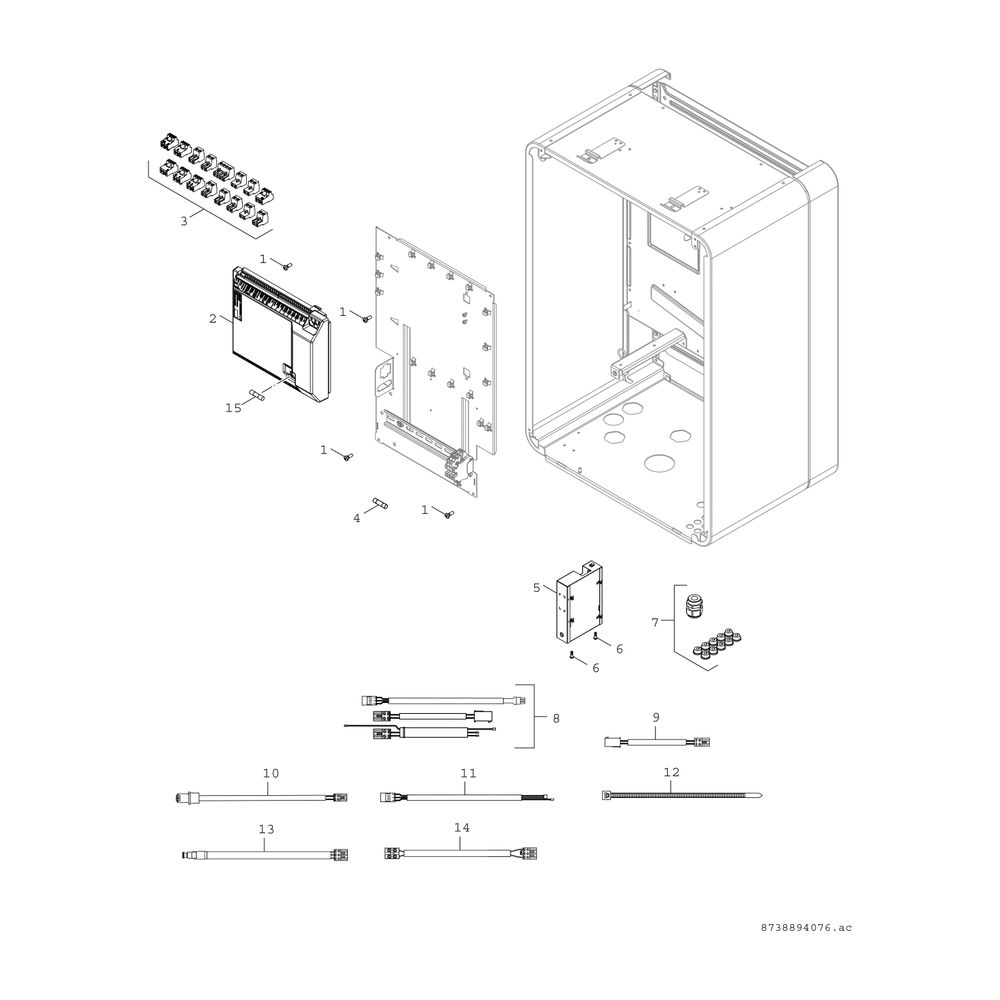 BOSCH Hydraulikeinheit AWB 9 Stücklistenkomponente Monobl.-Wärmepumpe... JUNKERS-8738209123 4057749324498 (Abb. 4)