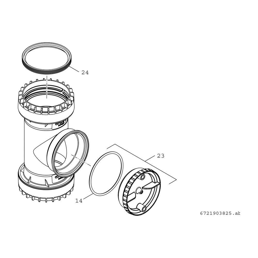 BOSCH Abgaszubehör FC-FR80 Rohr mit Prüföffnung, d:80mm, flexibel... JUNKERS-7738112692 4057749831033 (Abb. 2)