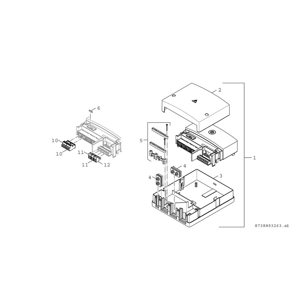 BOSCH Regelungsmodul MA 100 Verstärkermodul im EMS2-Reglersystem... JUNKERS-7738110099 4054925640199 (Abb. 4)