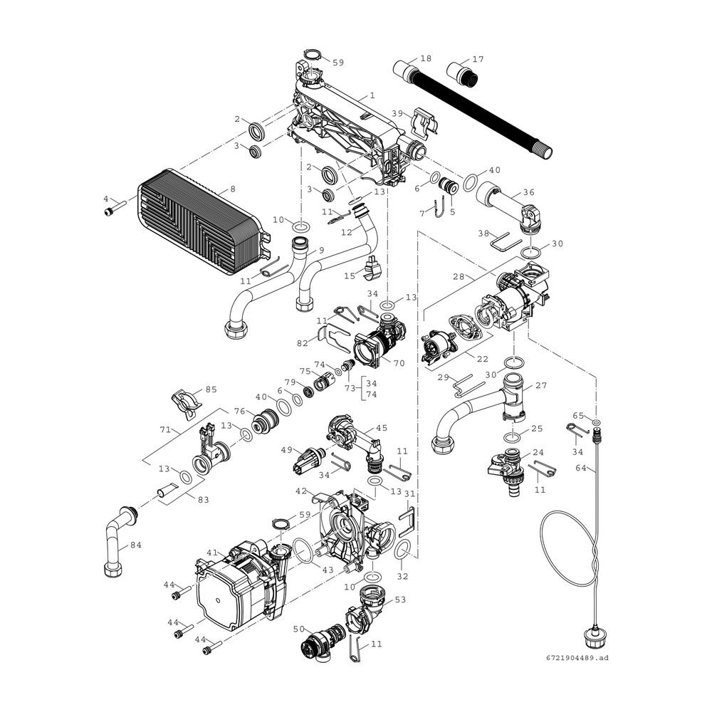 BOSCH Gas-Brennwertgerät, wandhängend GC5300iW 20/30 CR 23, Kombi,Modernisier.... JUNKERS-7736902111 4062321440183 (Abb. 7)