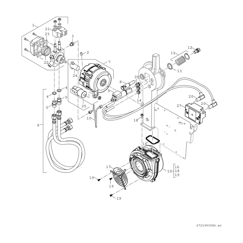 BOSCH Öl-Brennwertkessel, bodenstehend Olio Condens OC8000iF 25, 1009x600x643... JUNKERS-8738808140 4062321613730 (Abb. 8)