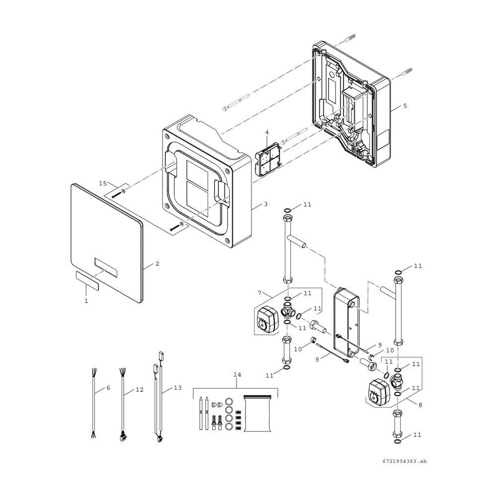 BOSCH passive Kühlstation HP-PCU für CS7800i LW, 450x450x220mm... JUNKERS-8738212287 4062321488888 (Abb. 3)