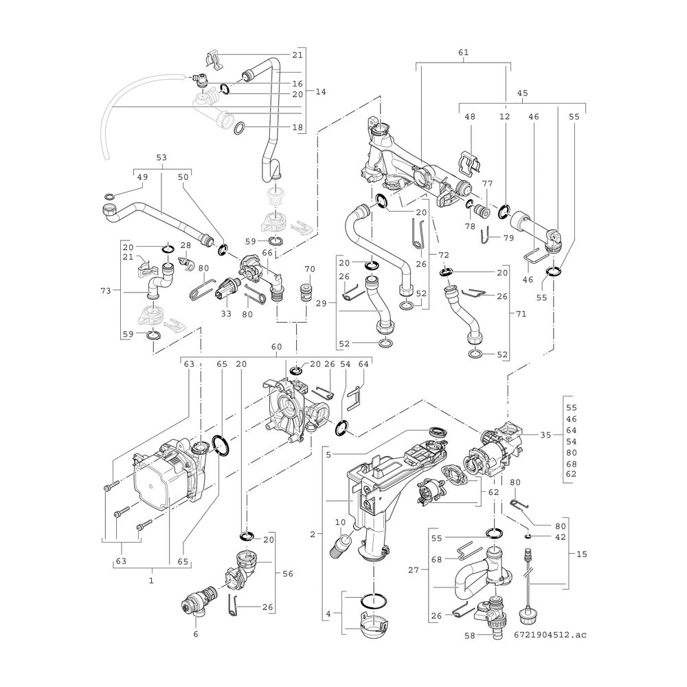 BOSCH Gas-Brennwertgerät, wandhängend Condens GC9800iW 20 P 23, 840x440x365... JUNKERS-7738101024 4062321487195 (Abb. 6)