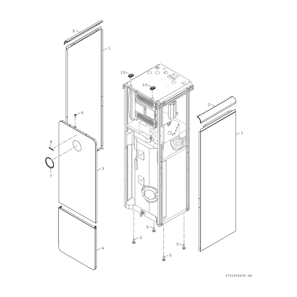 Junkers Bosch Luft/Wasser-Wärmepumpe Compress CS6800iAW 12 M, Inneneinheit mit Spei... JUNKERS-8738212416 4062321641078 (Abb. 3)