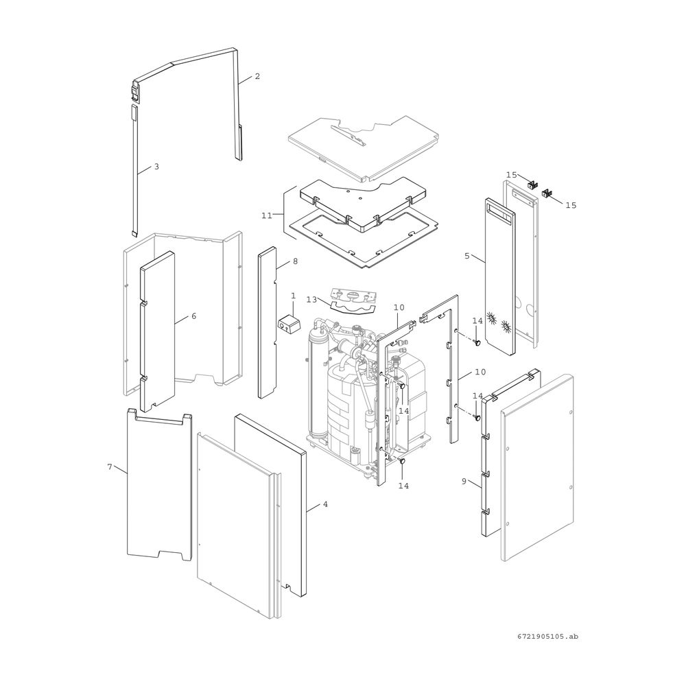 Junkers Bosch Monoblock-Außeneinheit AW 10 OR-T Baureihe CS5800/6800i AW, 1050x1350... JUNKERS-8738213467 4062321723200 (Abb. 5)