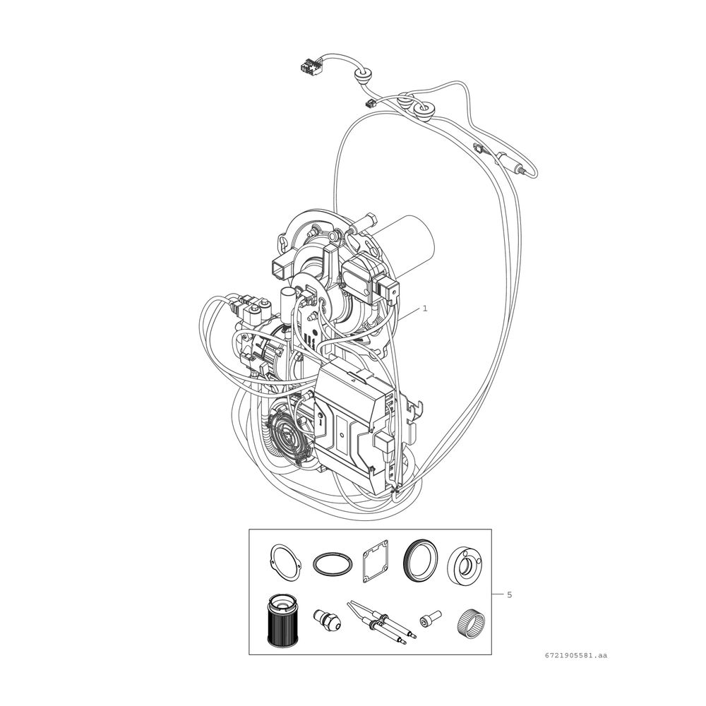 BOSCH Öl-Brennwertkessel/Speicher-Kombi Olio Condens OC8800iFM, 19kW, 120l... JUNKERS-7739623100 4062321786427 (Abb. 7)
