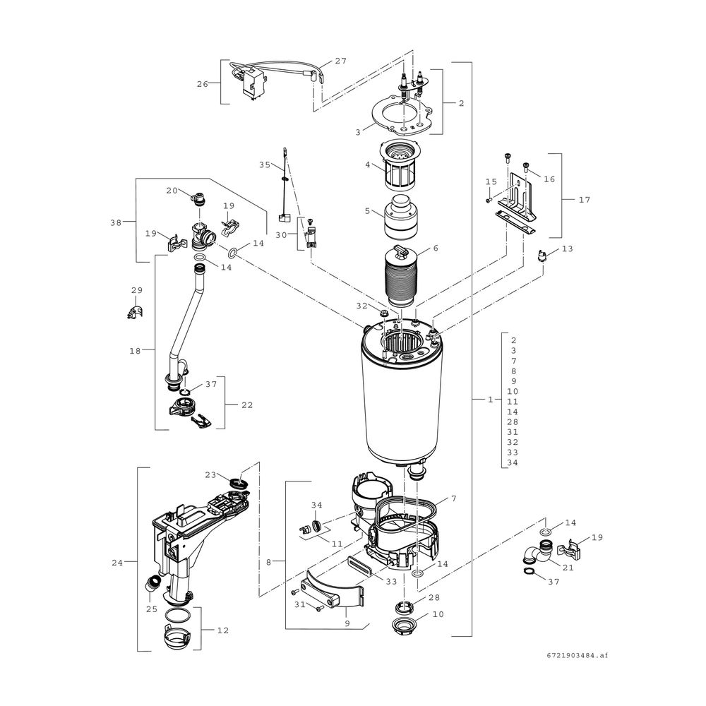 BOSCH Gas-Brennwertgerät Kompaktmodul Condens GC5300i WM 24/210 SO 23... JUNKERS-7738101041 4062321394592 (Abb. 10)