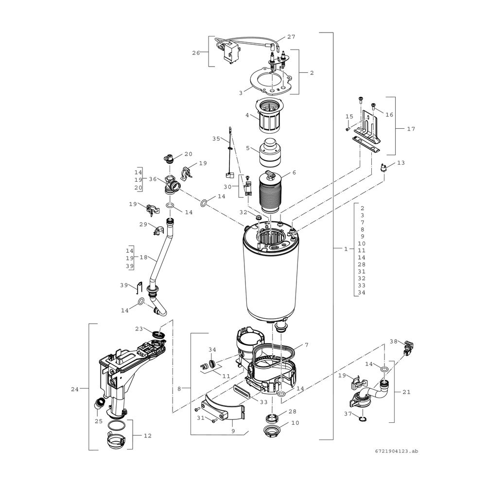BOSCH Gas-Brennwertgerät Kompaktmodul Condens GC5300i WMA 24/100 S 23... JUNKERS-7738100985 4062321356521 (Abb. 10)