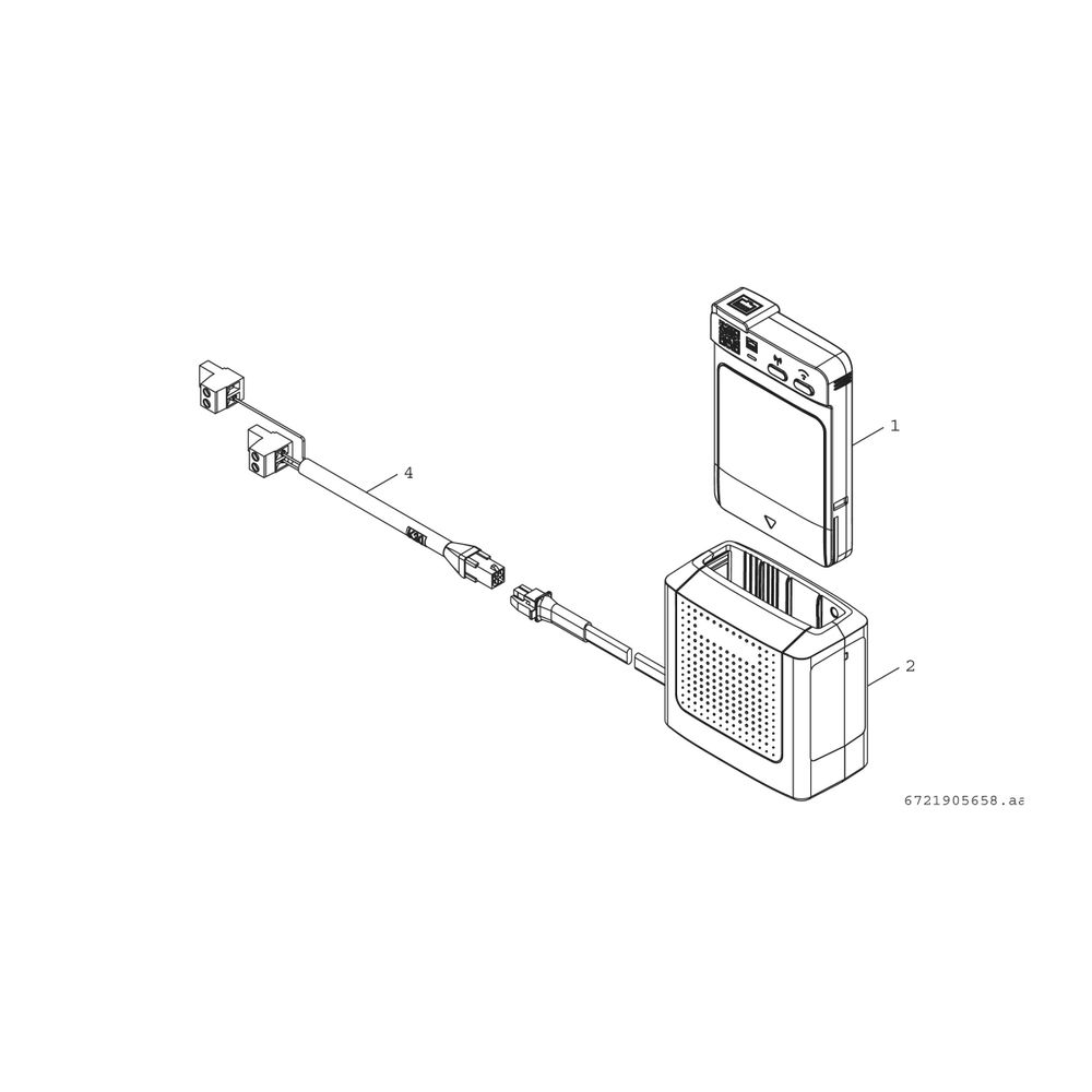BOSCH Zubehör für Split-Wärmepumpen Set K 30 RF, WLAN-Internetmodul... JUNKERS-8750742716 4062321639556 (Abb. 4)