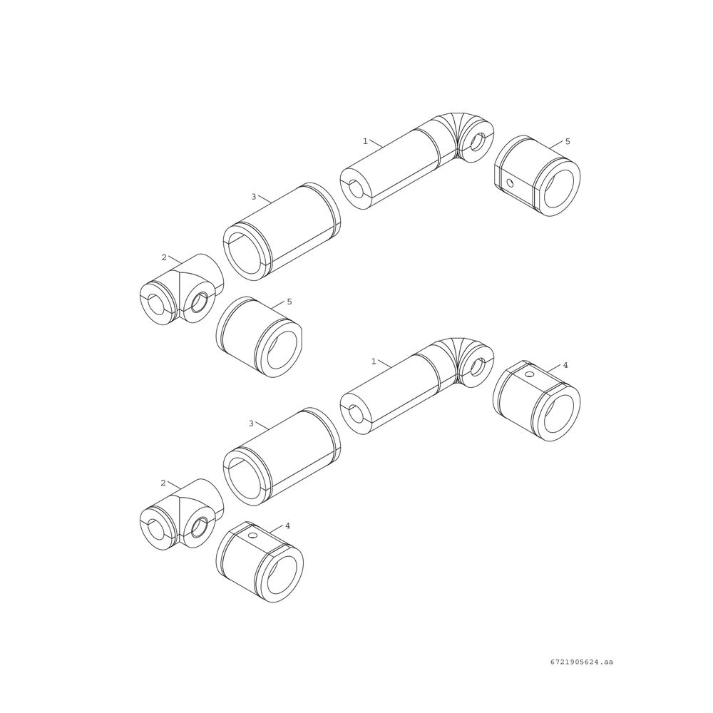 BOSCH Isolierung Kaskade ohne Pumpe Unterkomponente Isolierung 2x75 plus 2x100kW... JUNKERS-7736603732 4062321012953 (Abb. 3)