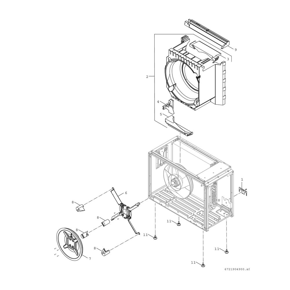 BOSCH Monoblock-Außeneinheit AW 4 ORS Baureihe CS5800/6800i AW, 800x1100x550mm... JUNKERS-8738213464 4062321603793 (Abb. 11)