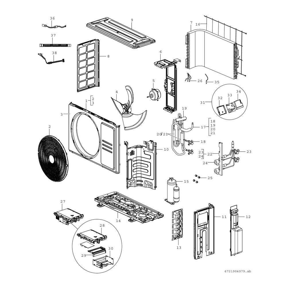Junkers Bosch Multisplit-Klimagerät CL5000M 53/2 E, 5,3kW Außeneinheit 554x805x330m... JUNKERS-7733701933 4062321592110 (Abb. 4)