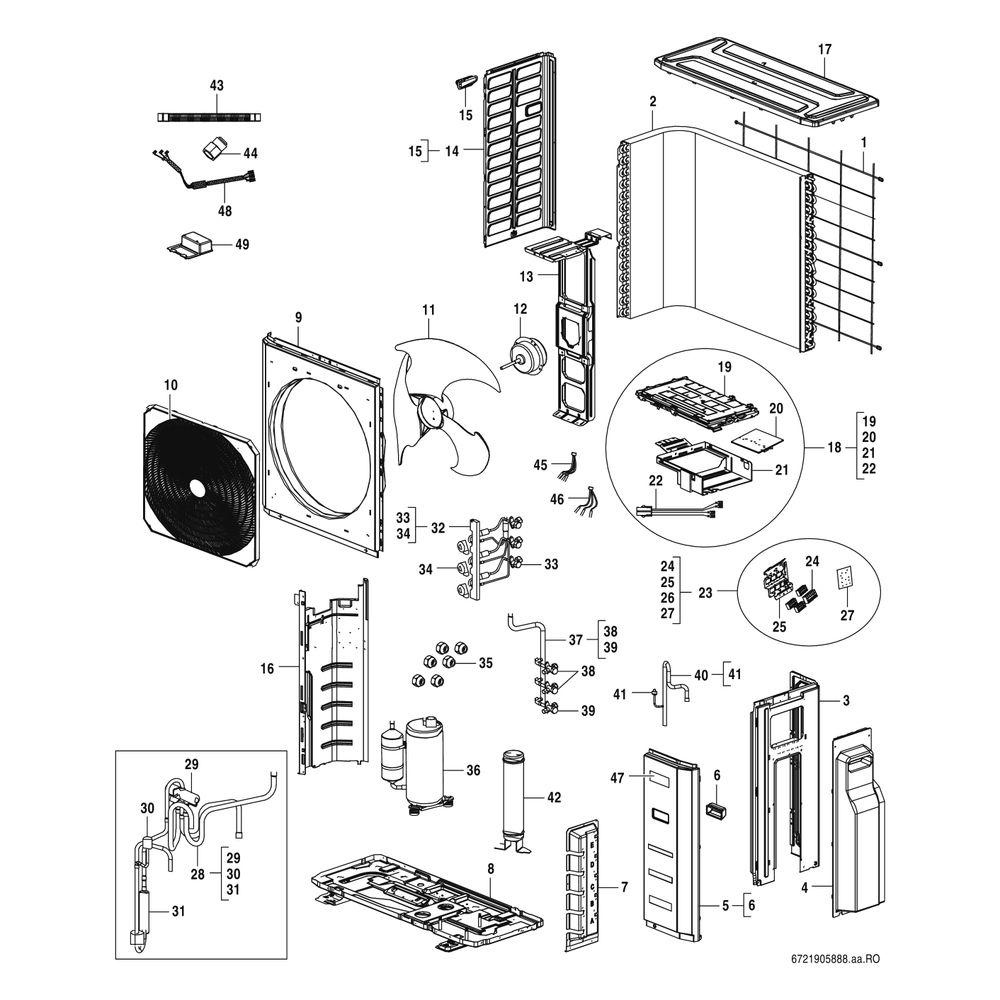 Bosch Split-Klimagerät Climate CL7000iM 79/3 E, R32, Multi-Split Außeneinheit, 810x... JUNKERS-7733703619 4069143091999 (Abb. 3)
