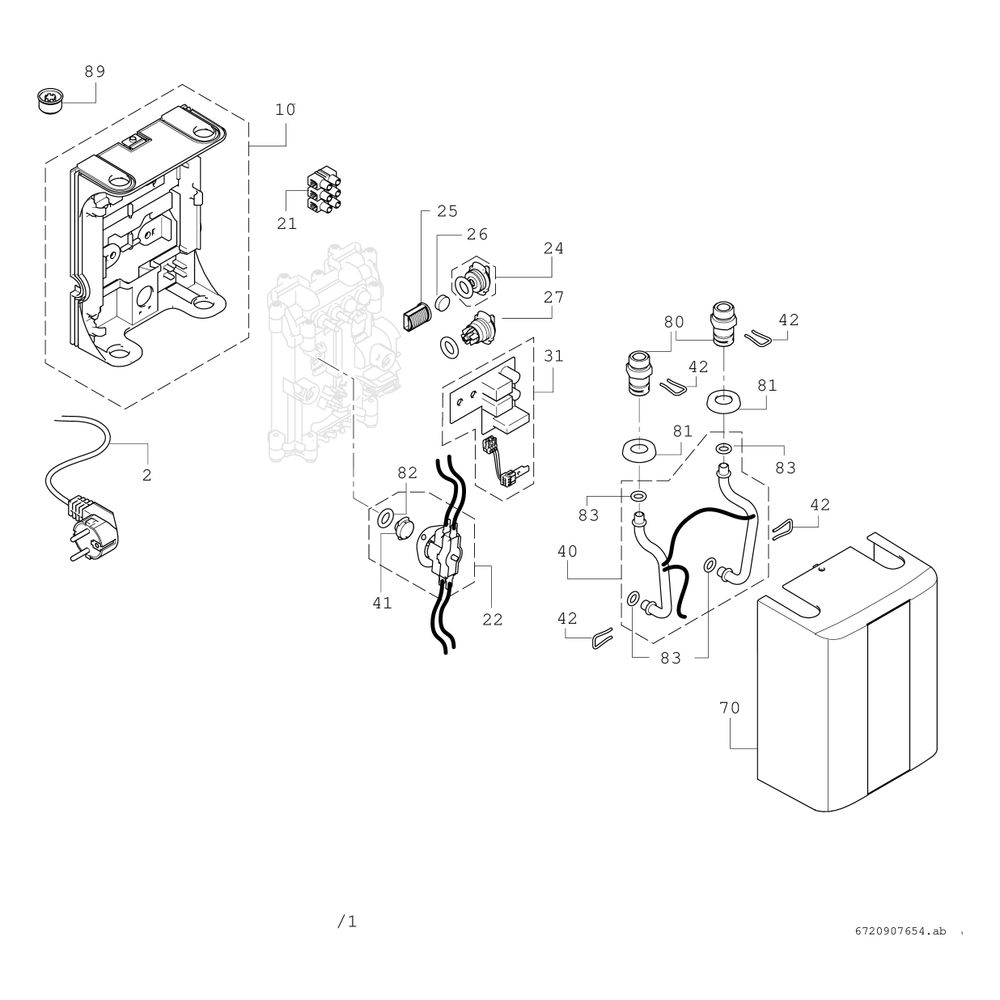 Bosch Kleindurchlauferhitzer elektronisch Tronic TR4000 4ET, 3,6kW, Untertisch, 185... JUNKERS-7736504689 4057749719560 (Abb. 3)