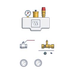 BOSCH Zubehör Solewärmepumpen Nr. 1123 Solekreissystempaket... JUNKERS-7719002837 4010009860099 (Abb. 1)