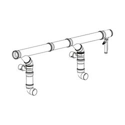 BOSCH Grundbausatz Kaskade Abgaskaskade DN 160 / DN 160 mit CO-Sensor... JUNKERS-7736606499 4062321715113 (Abb. 1)