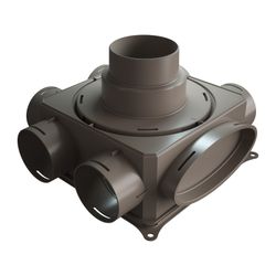 BOSCH Zubehör Wohnungslüftung VK 100-1 Luftverteilkasten Kunststoff 1-lagig... JUNKERS-7738112475 4057749904355 (Abb. 1)