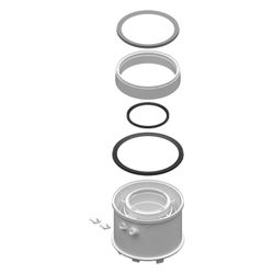 Bosch Kesselanschlussstück DN 110-185, 8738901690... JUNKERS-8738901690 4062321314637 (Abb. 1)