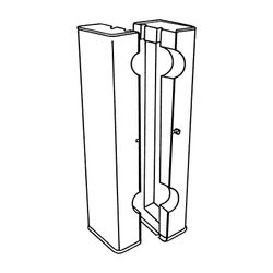 BOSCH Isolierung Weichen-Set für Kaskade Unterkomponente Isolierung 2x75 plus 2x100... JUNKERS-7736603740 4062321013042 (Abb. 1)