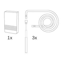 Bosch Solewärmepumpen Fühlerset 1 für Kupfer-/Edelstahlrohrinstallationen... JUNKERS-7739622860 4062321781149 (Abb. 1)