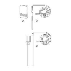 Bosch Solewärmepumpen Fühlerset 2 für Kunststoff-/Stahlrohrinstallationen, 170mm... JUNKERS-7739622861 4062321781156 (Abb. 1)