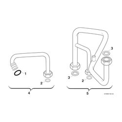 BOSCH Installationszubehör Nr. 903 Umrüstsatz von Kombigeräten auf Speicher... JUNKERS-7719002177 4010009646624 (Abb. 1)