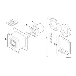 BOSCH Abgaszubehör AZ 327 für Austausch, Abgasanschluss hinten... JUNKERS-7719002290 4010009878544 (Abb. 1)