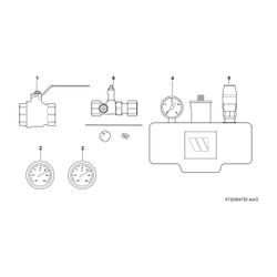 BOSCH Zubehör Solewärmepumpen Nr. 1123 Solekreissystempaket... JUNKERS-7719002837 4010009860099 (Abb. 1)