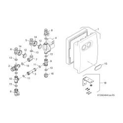 BOSCH Zubehör f. Warmwasserspeicher WWKG Warmwassermischergruppe... JUNKERS-7719003023 4010009168133 (Abb. 1)