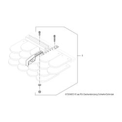 BOSCH Zubehör Solartechnik FKA 23 Dachanbindung Schiefer/Schindel... JUNKERS-7747025413 4047416709802 (Abb. 1)