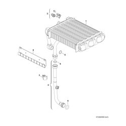 BOSCH Gas-Heizwertgerät, wandhängend CERAMINI ZSR 5/10-7 KE 23, 770x450x275... JUNKERS-7736900309 4054925619447 (Abb. 1)