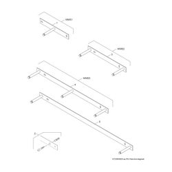 BOSCH Zubehör für Heizkreissets WMS 2 Wandhalter für zwei Heizkreissets... JUNKERS-8718584556 4051516595838 (Abb. 1)