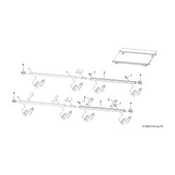 BOSCH Zubehör Flachkollektoren FKA 7-2 Aufdach Grundset waagerecht... JUNKERS-8718531019 4051516044787 (Abb. 1)