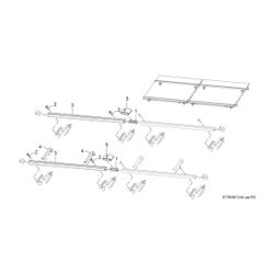 BOSCH Zubehör Flachkollektoren FKA 8-2 T Aufdach Erweiterungsbausatz waagerecht... JUNKERS-8718532808 4051516724214 (Abb. 1)