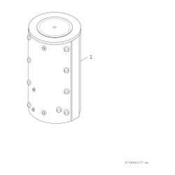 BOSCH Spezial-Kombi-Schichtenspeicher 2036x790, PF 1000 Sol., Nutzinhalt 1000L... JUNKERS-8718543776 4051516701710 (Abb. 1)