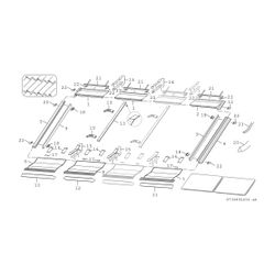 BOSCH Indach Grundbausatz FKI 11-2 Pfanne/Ziegel, waagerecht... JUNKERS-8718532838 4051516724320 (Abb. 1)