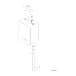 BOSCH Zubehör Frischwasserstationen SZ 8 Speichermontage-Set für Flow Fresh FF 20... JUNKERS-8718592385 4054925157321 (Abb. 1)