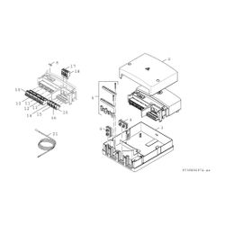 BOSCH Reglermodul MP 100, für Schwimmbad 151x184x61, nur für Wärmepumpen... JUNKERS-7738110128 4054925280104 (Abb. 1)