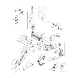 BOSCH Gas-Brennwertgerät, wandhängend CERAPUR ZWB 28-5 C 23, 840x440x350,Kombi... JUNKERS-7736901024 4057749175052 (Abb. 1)