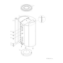 BOSCH Wärmepumpenspeicher STORA CST 500 Kombi-Schichtspeicher, 1830x810, 538 L... JUNKERS-7735500157 4054925603590 (Abb. 1)