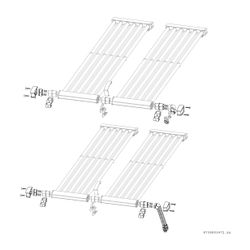 BOSCH Zubehör Solartechnik FS 121 Aufdach-Anschluss-Set für VK 120-2... JUNKERS-7735600345 4057749412645 (Abb. 1)