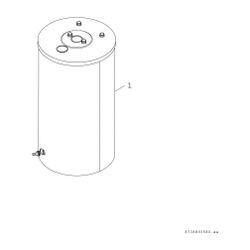 Junkers Bosch untenstehend Systemspeicher STORA W 120-5 O1 B 944,5x550mm 112l, Silb... JUNKERS-7735502869 4069143048139 (Abb. 1)