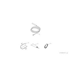 Bosch Regelungszubehör FV 9,7, Fühler Durchmesser 9,7mm, NTC10K für CC8000... JUNKERS-63043768 4051516852801 (Abb. 1)