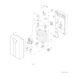 BOSCH Kleindurchlauferhitzer TR1000 6 T 250x144x100, hydraul., 6,0kW, Untertisch... JUNKERS-7736504718 4057749719850 (Abb. 1)