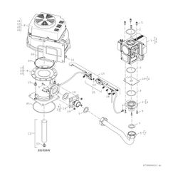 BOSCH Unterkomponente Kessel GC 7000 F Condens 7000 F - 250 H (links)... JUNKERS-8732910000 4057749403148 (Abb. 1)