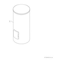 BOSCH Solar-Warmwasserspeicher STORA WS 300-5 PK1 C, 1495x670, 290 L, silber... JUNKERS-7735501558 4057749417541 (Abb. 1)