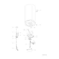 BOSCH Wandspeicher TR5500T 120 EB 1148x530x516, 6 kW, 120 L, Ein/Zweikreis... JUNKERS-7736504782 4057749700926 (Abb. 1)