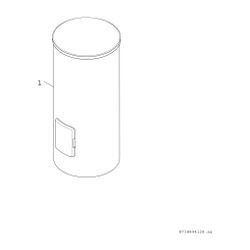 BOSCH bodensteh. Systemspeicher STORA W 300-5 KP 1 B, 1495x670, 300 L, silber... JUNKERS-7735501555 4057749417510 (Abb. 1)